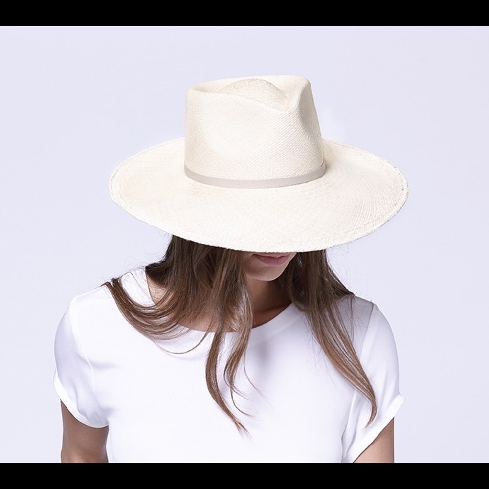 Cuyana Summer Hat Straw Wide Brim Chic Size L